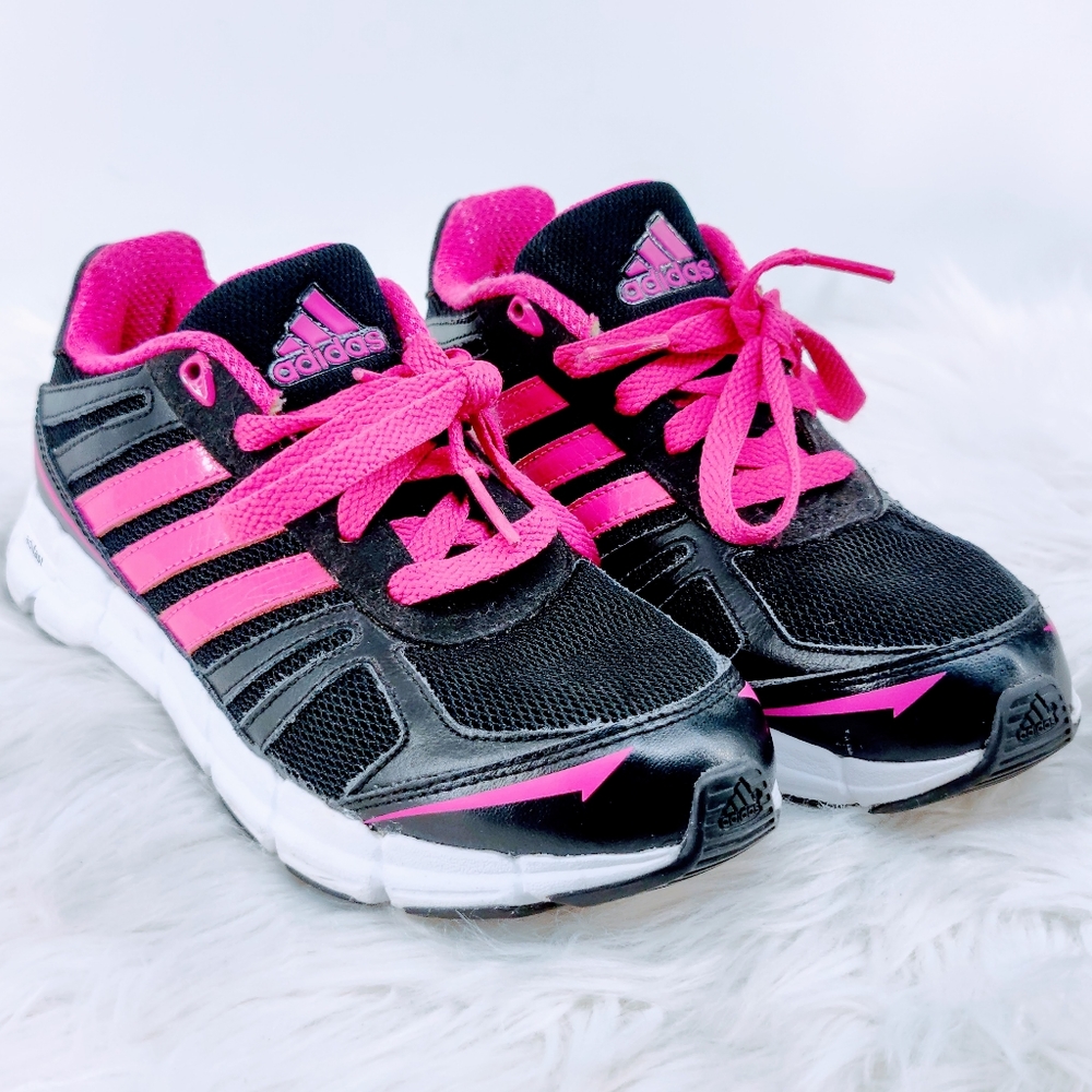 Adidas Black Pink Fast Running Shoes Youth 2